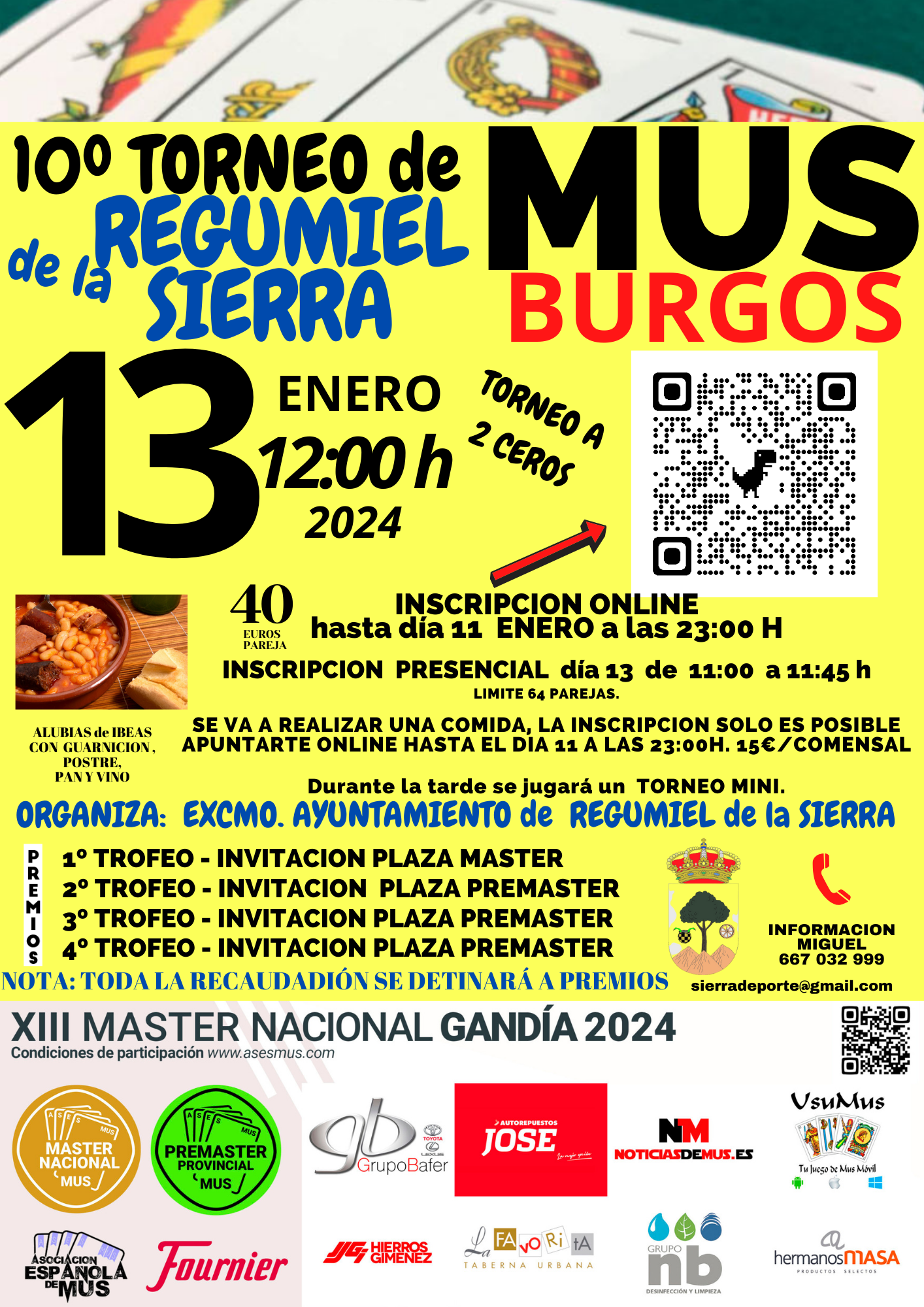 10º Torneo de Mus - Regumiel de la Sierra 2024