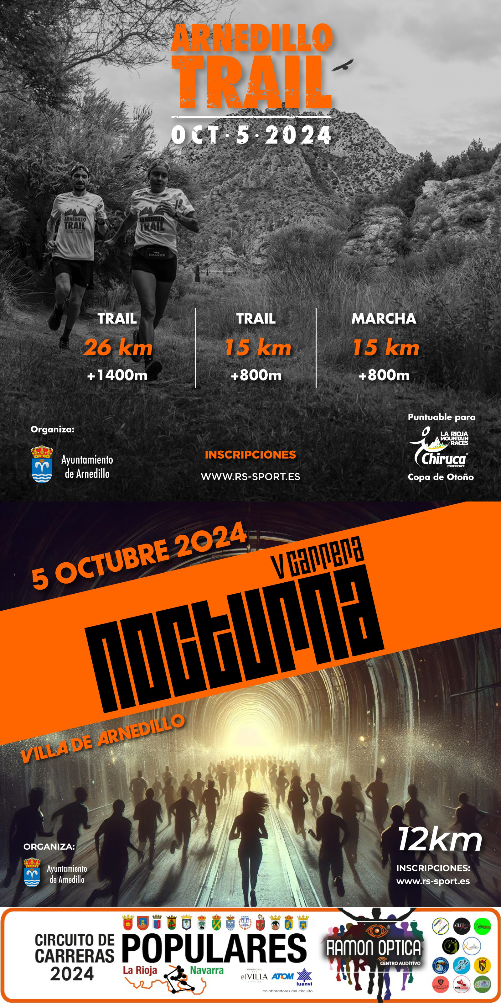 III Arnedillo Trail 2024 - V Carrera Nocturna Villa de Arnedillo 2024
