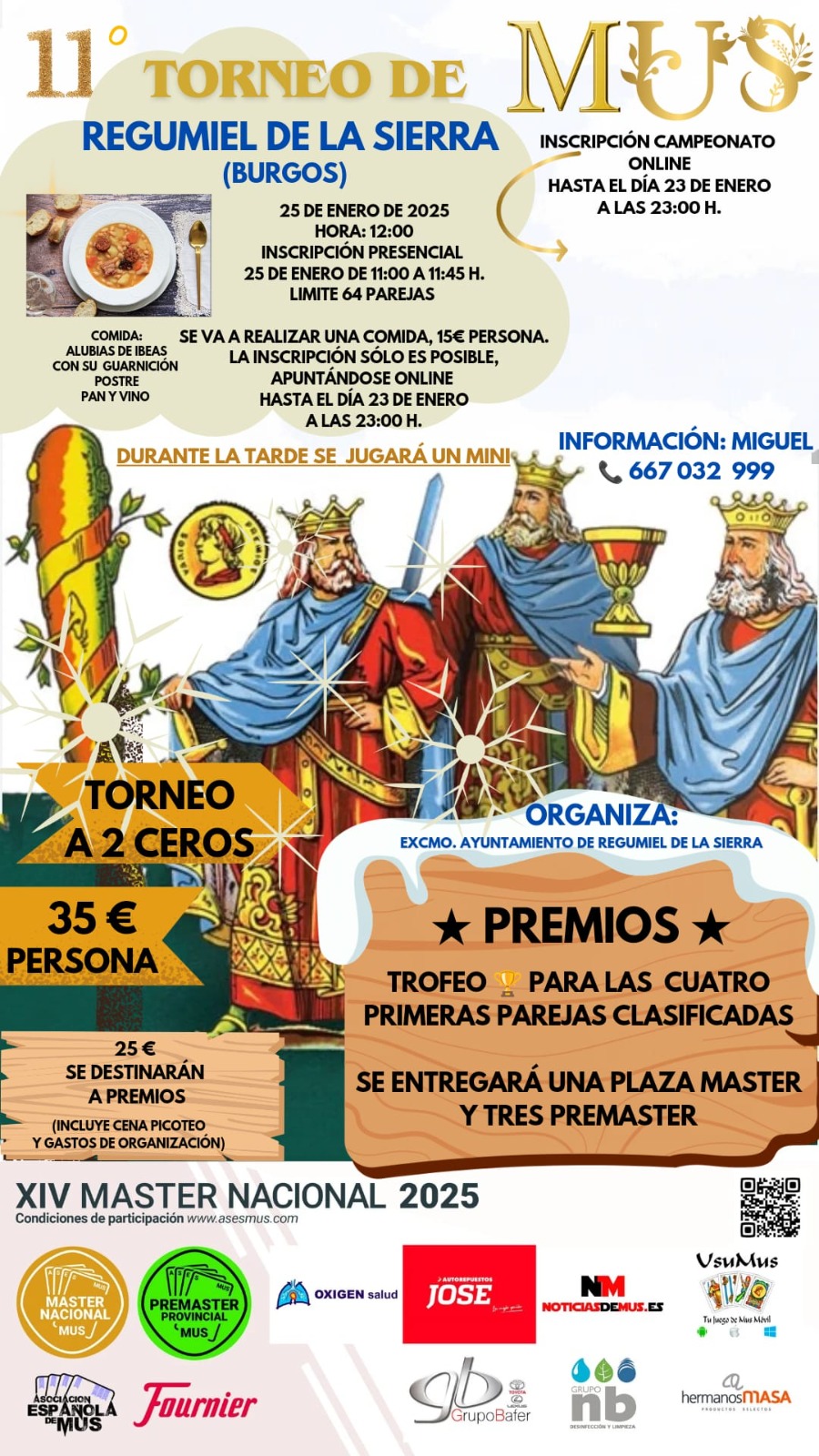 11º Torneo de Mus - Regumiel de la Sierra 2025