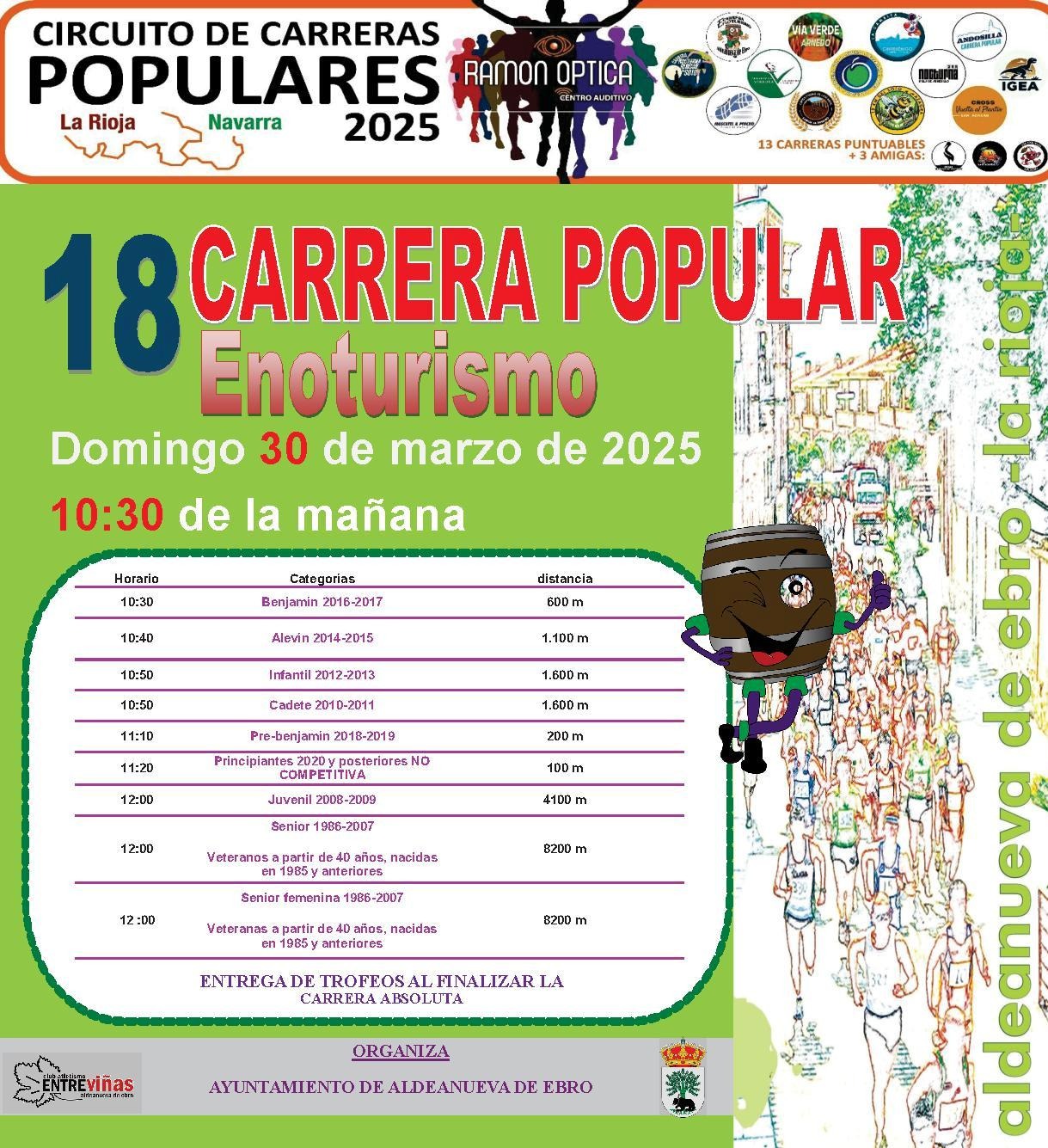 18 Carrera Popular Enoturismo 2025