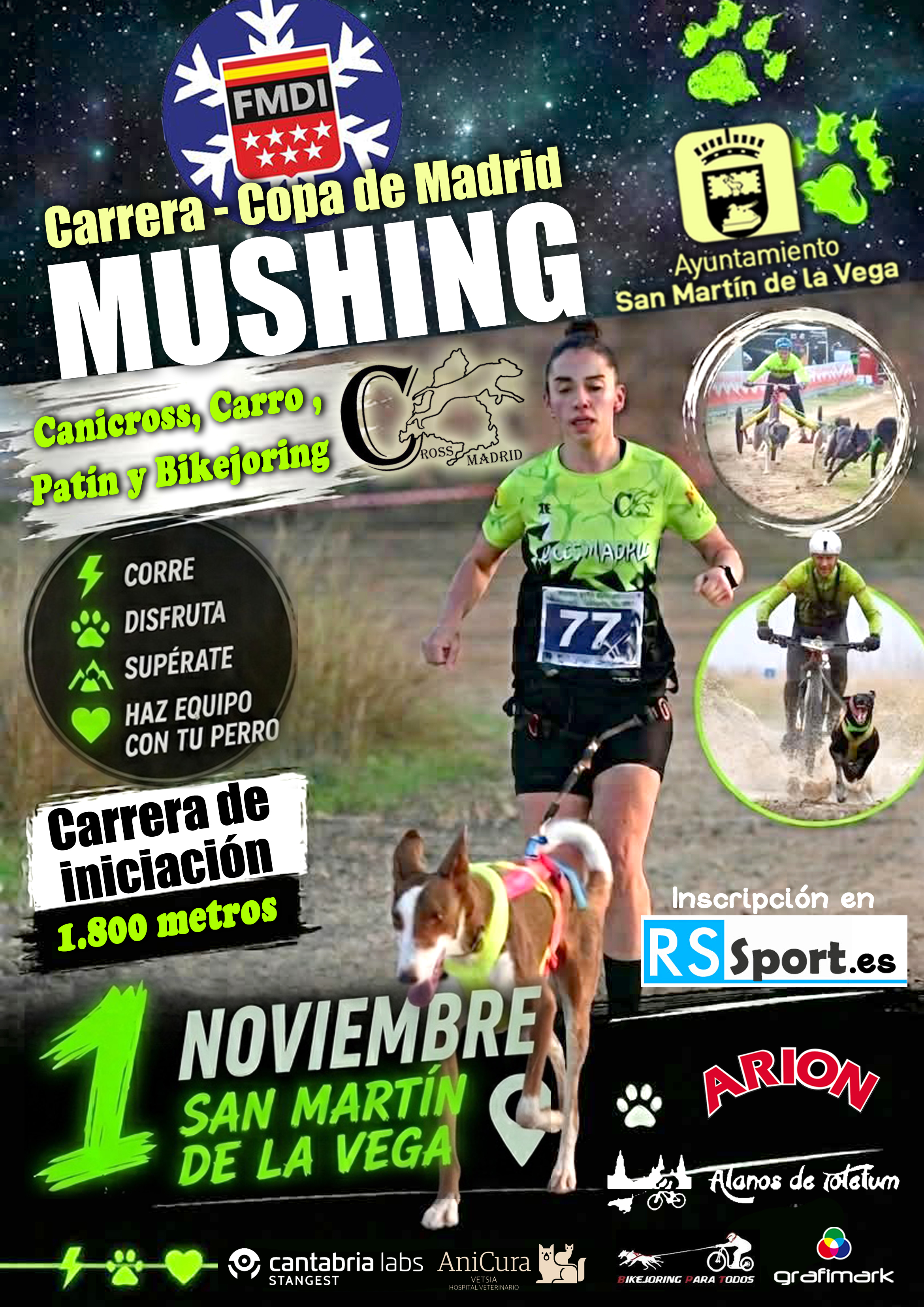 COPA DE MADRID DE MUSHING 2026 - SAN MARTÍN DE LA VEGA