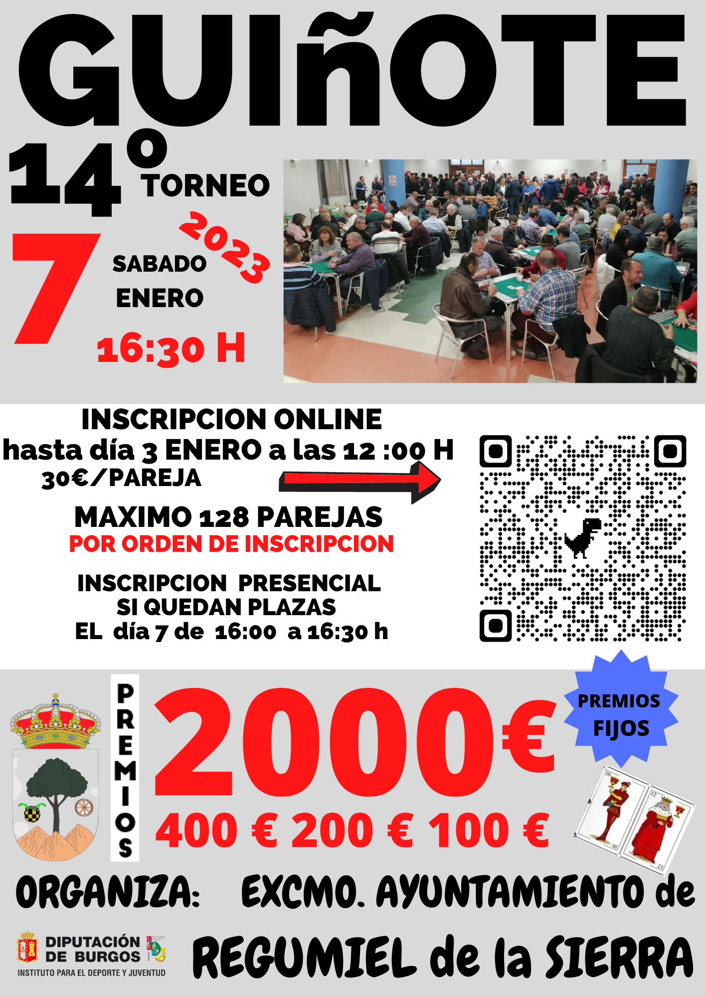 XIV Campeonato de Guiñote - Regumiel de la Sierra 2023