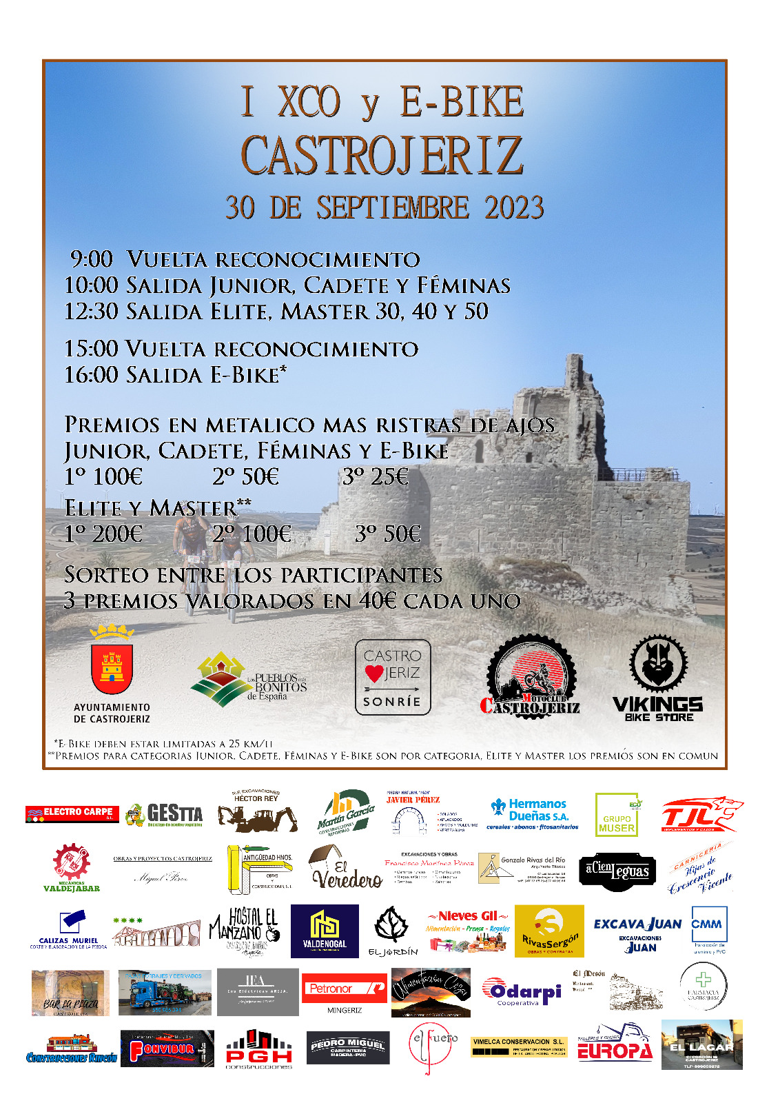 I XCO y E-Bike Castrojeriz 2023